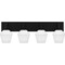 Quoizel Nielson Bath 4 Lights Matte Black NIE8629MBK - alternate 5